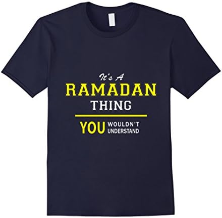 Mens Ramadan Kareem / Mubarak Islamic Gift T-Shirt Medium Navy