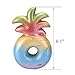 6.1inch Jumbo Squishies Slow Rising Fruit Squishy Toys Soft Pineapple Scented Stress Reliever Toys Rainbow Decorative Birthday Gifts for Kids Adults