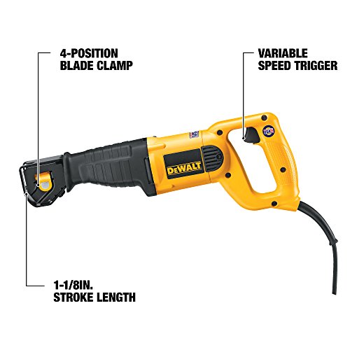 DEWALT Reciprocating Saw, 10Amp (DWE304) Pricepulse