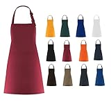 WOPOKY Cotton Blend Waterproof Apron With 2 Pockets