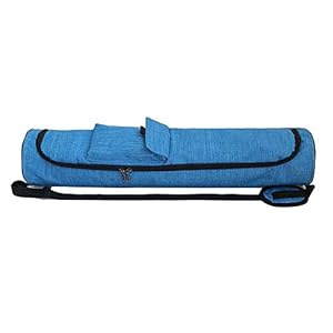 ZQEU Yoga Mat Bag Waterproof Fabric Comfortable Lightweight Portable Multifunction Storage Pockets Canvas Yoga Bags Fits Most Mats for Women and Men Adjustable Made of Canvas