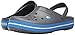 crocs Unisex Crocband Clog, Charcoal/Ocean, 6 US Men / 8 US Women