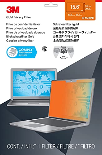 3M Gold Privacy Filter for Full Screen 15.6