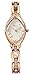 Lava Watches Women's Luxury Rhinestone Watchcase Rose Gold Steel Bracelet Watch