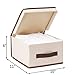 STORAGE MANIAC Storage Bins Extra Large, Foldable Storage Baskets with Handle, Fabric Clothes Storage Boxes for Shelves for Organizing Closet Shelf Nursery Toy 15.35