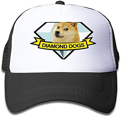 Joijiouio Diamond Doges Youth Sun Protection UnisexOutdoor Sports Hat Black