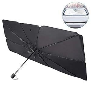 Bestine Voorruit Zonnescherm, Opvouwbare Auto Voorruit Zonnescherm UV Stralen en Warmte Zonneklep Protector Voorruit…
