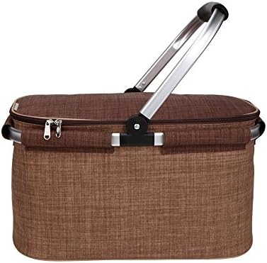 ABNII Thermal Tote Bag Insulated Lunch Box Cooler Bag Big Picnic Foldable Thermal Bento Bag