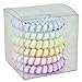 [SHUGOS] Spiral Hair Ties, Cute Tele Phone Ponytail Holder Plastic Coil Bands for Women (6 Pack) Pastel Palette