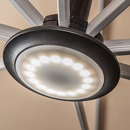 PURPLE LEAF Patio Umbrella Light with Remote Control 12 Color