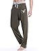 Godsen Men Casual Drawstring Waist Slant Pockets Sports Pants