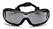 Pyramex V3G Safety Goggles, Black Strap/Temples/Gray Anti-Fog Lens