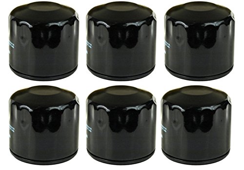 Oil Filter Pack of 6 for Kohler: 12 050 01, 12 050 01-S, 12 050 08, John Deere: AM125424, GY20577, KH1205008 and more
