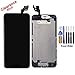 cellphoneageNew LCD Touch Screen Replacement Full Set With Frame Display Digitizer Full Assembly with Home Button and Camera + Free Tool Kits for iPhone 6 Plus 5.5 Inch (Black)
