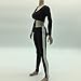 MonkeyJack 12'' Busty Action Figure Outfit Clothes 1:6 Female Gym Yoga T-shirt & Pants Set for Phicen Cy Girls Accessories