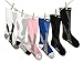 Mojo - Compression Socks for Women and Men 20-30mmHg Knee High - Medical Graduated Compression Stockings for Travel, Flights, Airplane, Nursing - Pink, Medium - A602