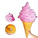 Kidsco Inflatable Ice Cream Cones -36 Inch -3 for Swimmig Pool & Beach Parties, Birthdays, Party Favors, & Props