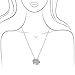 Spinningdaisy Handcrafted Brushed Metal Hippo Necklace (Silver)