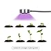Plnat Led Grow Light, Ppunson 7W Grow Lamp for Indoor Plants Growth and Flowering with Flexible 360 Degree Rotation Gooseneck, Irony Clip and On/Off Switch (7w)