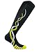 Vitalsox VTW0316 Race Day, Ladies Patented Graduated Compression Odor Resistant Running, Training, Recovery Socks (1 pair Women's), Small, Black