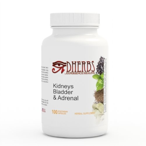 Dherbs Kidneys, Bladder & Adrenals, 100-Count Bottle