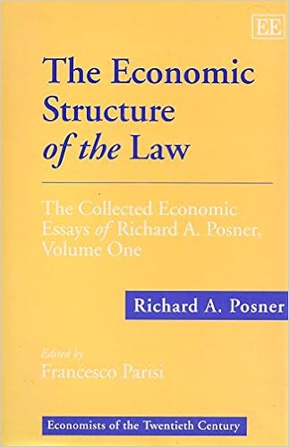 The Economic Structure Of The Law The Collected Economic - 