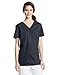 Cherokee Women's Workwear Scrubs Core Stretch Mock-Wrap Top (X-Large), Pewter