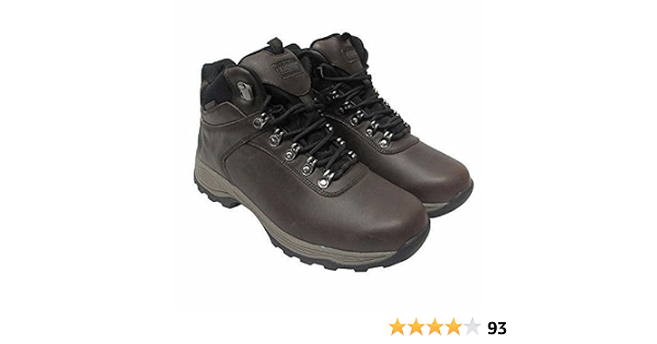 Amazon.com: Khombu Botas de senderismo de cuero impermeables para hombre :  Ropa, Zapatos y Joyería