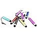 BFY 12 Pcs 2 in 1 Universal Slim Capacitive Styli/stylus Pen for iPhone 4/4S 5/5S 6/6P, iPad Air, iPad Mini, Android Smart Phone and All Touch screen Devices in Assorted Colors