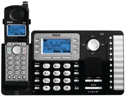 WonderCase Rca 25212 2-Line Expandable Cordless Phone With Caller Id