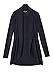 Barefoot Dreams Cozy Chic Lite Circle Cardi, Medium Black