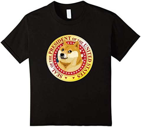 Kids President Doge - Shiba Inu - I Voted For Doge Shirt 12 Black