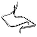 Ridgeyard Chrome Rear Saddlebag Case Guard Rail Crash Bar for Harley Softail FLST 2000-12 11 10 09 08
