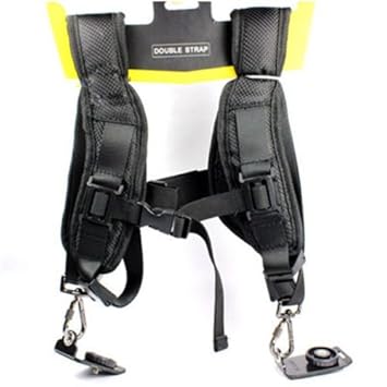 Correa doble para hombro para cámaras réflex digitales Canon Nikon ...