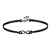 Jane Stone Vintage Black Velvet Choker Necklace Gothic Jewelry with Pearl and Infinity(Fn2141-8set)