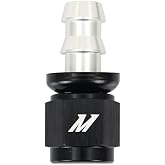 Mishimoto Push-Lock Fitting, 6AN, Straight