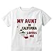 NanyCrafts Little Boys' My Aunt in CALIFORNIA Loves me Shirt for Boys