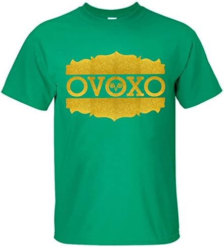 GEKK Men's Drake OVOXO Cool Logo Graphic T Shirt green M
