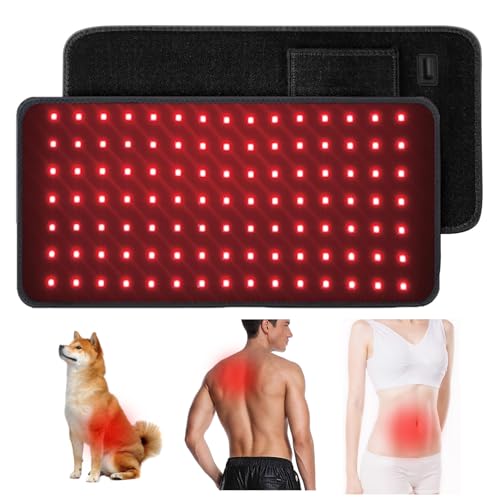 Cabpay Red Light Pad for Body-105pcs LED 660nm Red Light and 850nm Near Infrared Light Devices Wearable Wrap,Ideal Gift for Women,Men