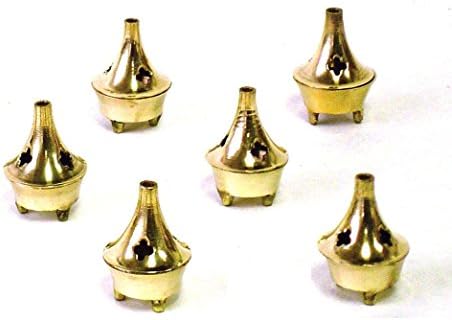 Incense Holder - Small Brass - 1 1/2" Tall