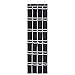 MaidMAX Over The Door Shoe Organizer, Hanging Door Organizer Shoe Rack with 24 Mesh Pockets and 3 Hooks for Storage