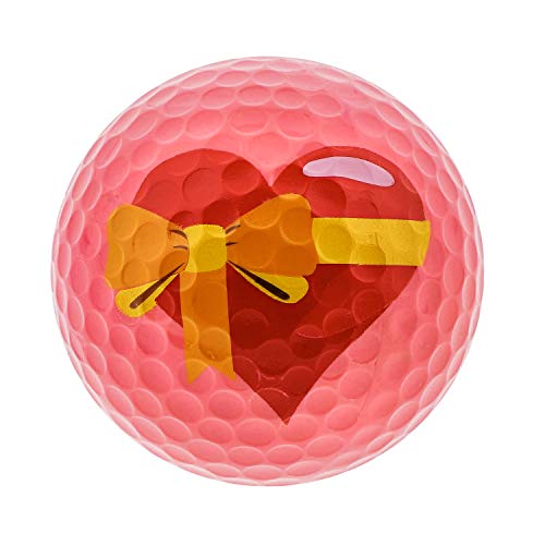 Emoji Golf Balls Deluxe Gift - Golf Gifts for Men, Women, Children- Gag Gift for The Golf Fan who has Everything - Deluxe (12 Golf Balls, Love)