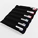 Gullor 30 Pcs (5 Sheets) Black Simple Pen Pouch, Velvet Pen Bags, Fabric Pen Case