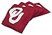 Wild Sports NCAA College Oklahoma Sooners Red Authentic Cornhole Bean Bag Set (4 Pack)