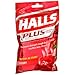Halls Soothing Syrup Center Cherry Flavor Menthol Drops 25 ea (Pack of 3)