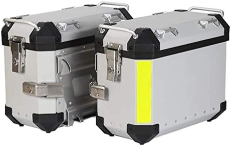 J トップケース リアボックス クリエイティブldfオートバイのサイドボックスアルミ合金の金属材料 様々なブランドに適した防水性と軽量荷物 ヘルメット収納ボックス Color A