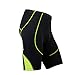 Santic Cycling Men's Shorts Biking Bicycle Bike Pants Half Pants 4D Coolmax Padded Hi Viz M
