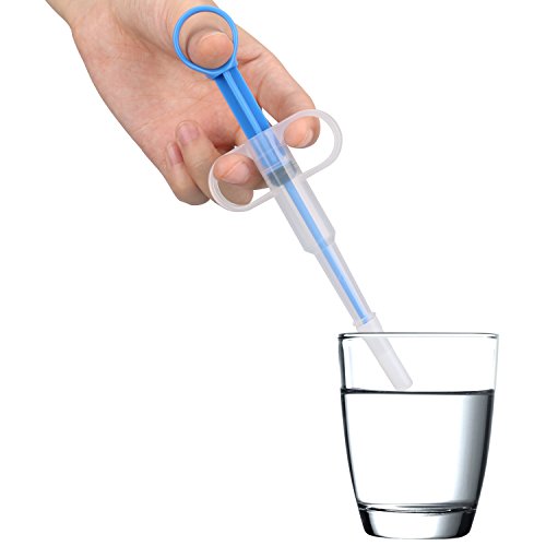 51Panda Pet Pill and Tablet Syringe 1 Pcs Silicone Reusable Dogs and Cats Medicine Feeder Tool for Puppy, Cat, Small Pets