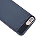 JZTECH® Navy Blue Impact Resistant Card Slot Holder Skin Cover Wallet Case Bumper Dual Layer TPU Soft Rugged Shockproof Durable Shell For iPhone 7 Plus +Anti Explosion Screen Protector Stylus