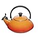 Le Creuset Enamel On Steel Zen Tea Kettle, 1.6 qt., Flame
